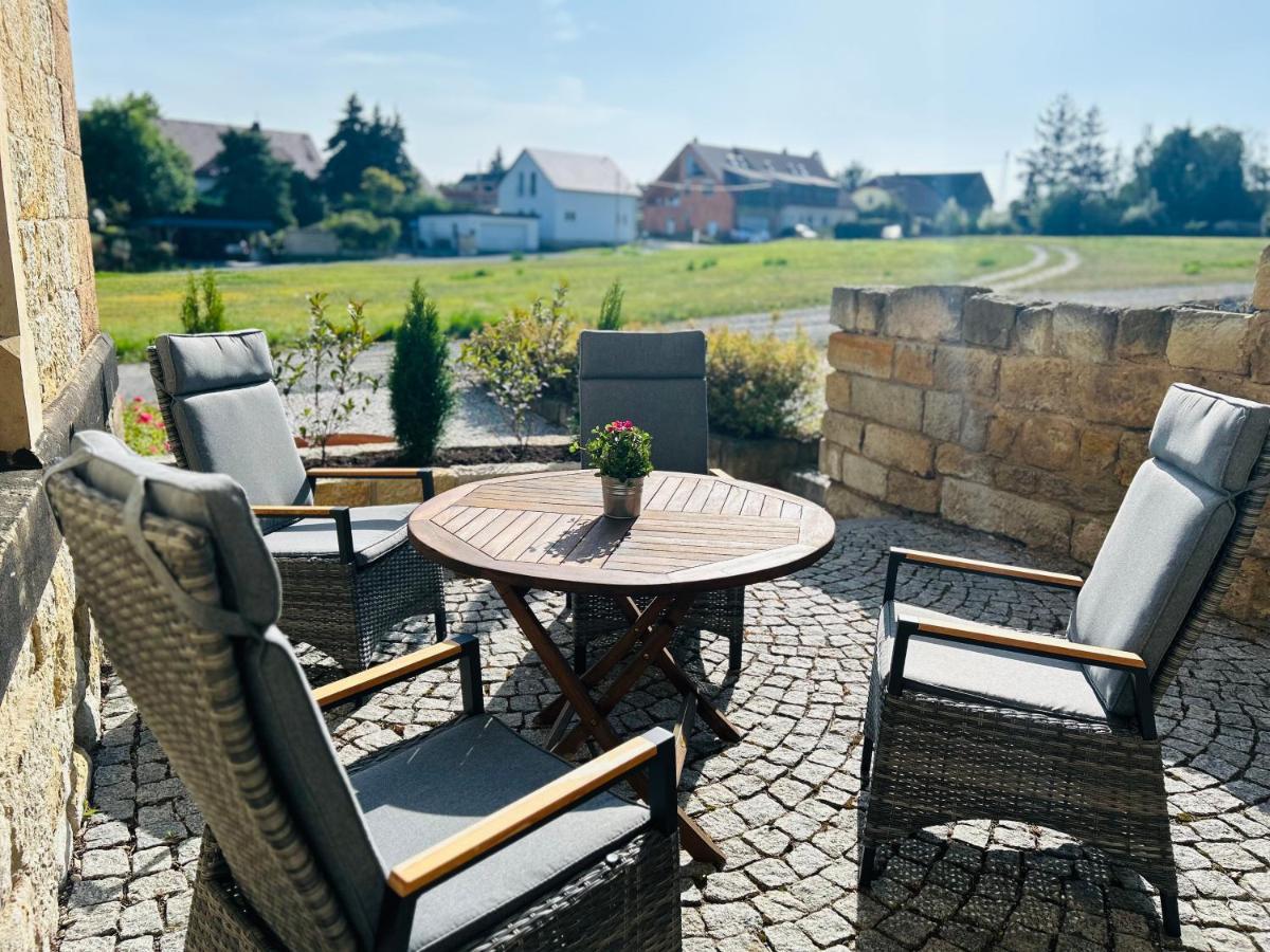 Schlosspark Apartment I 80Qm I 3 Betten I Bei Dresden ไฮเดอเนา ภายนอก รูปภาพ